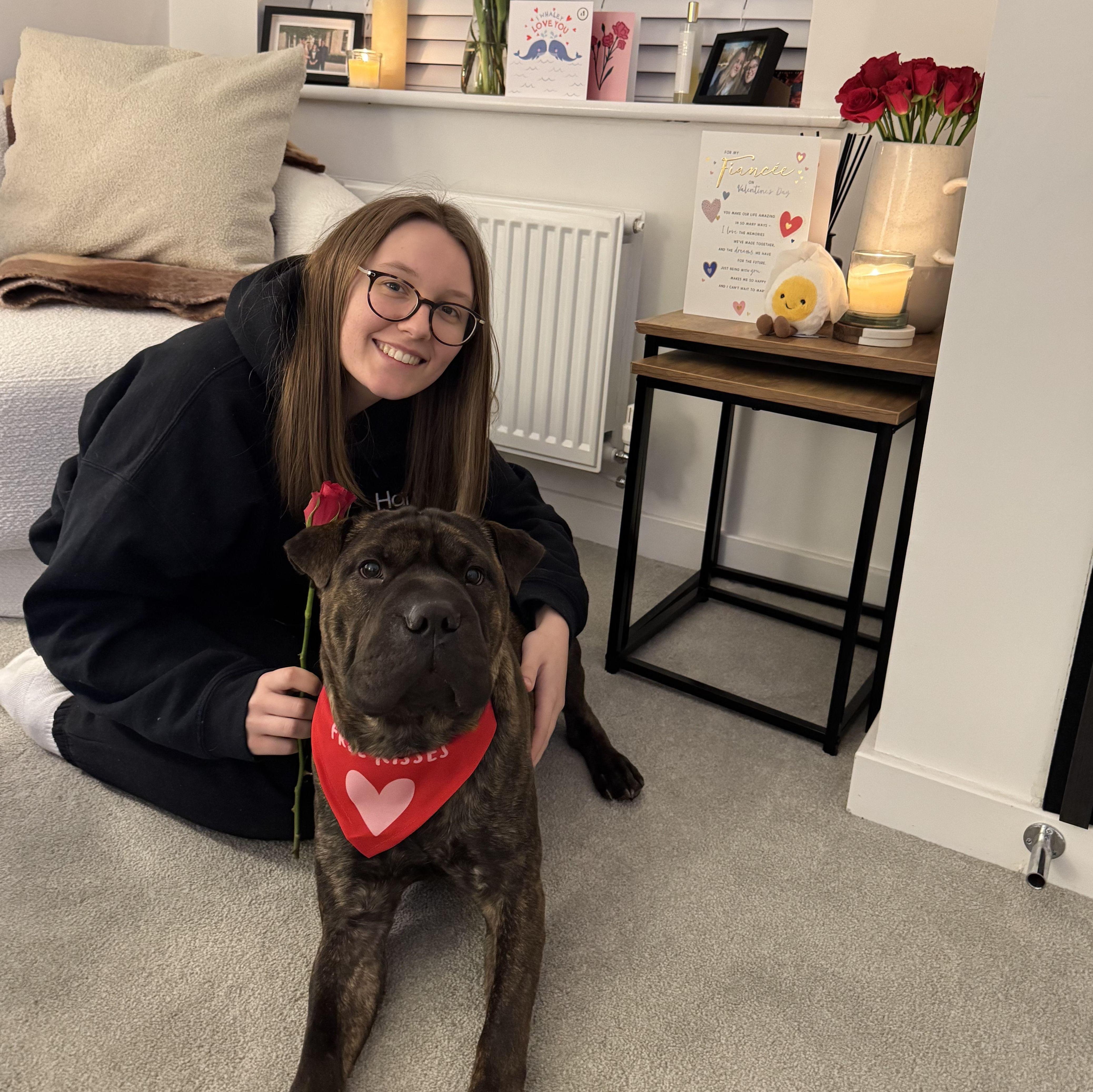 Valentines day with our boy, feb '25