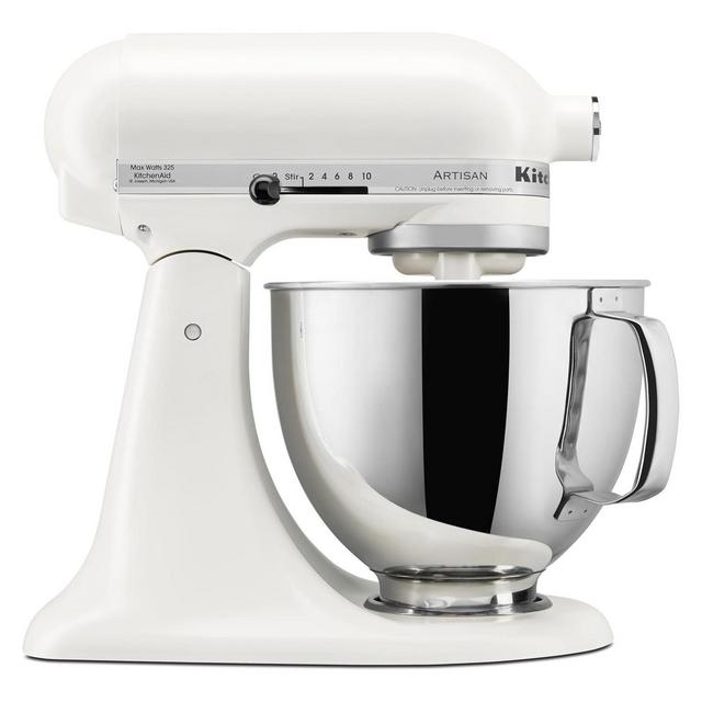 KitchenAid Artisan Series 5-Quart Tilt-Head Stand Mixer in Porcelain White - KSM150PSPL