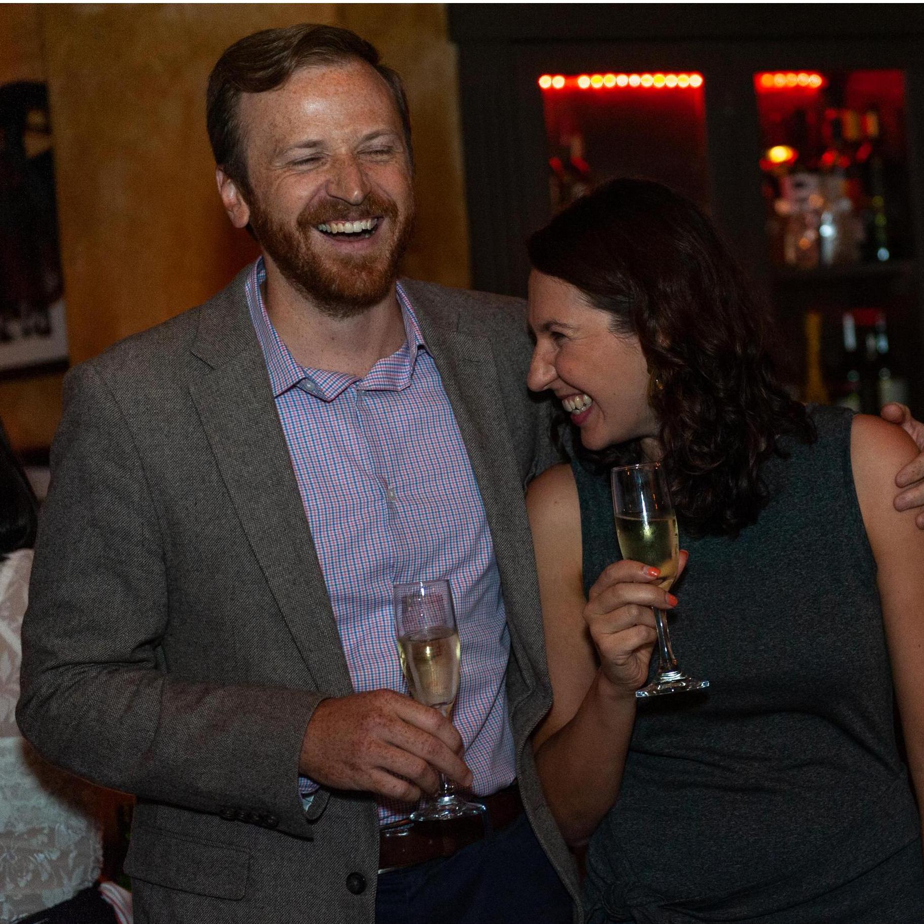 Paul Rosenblum embarassing us at the engagement party