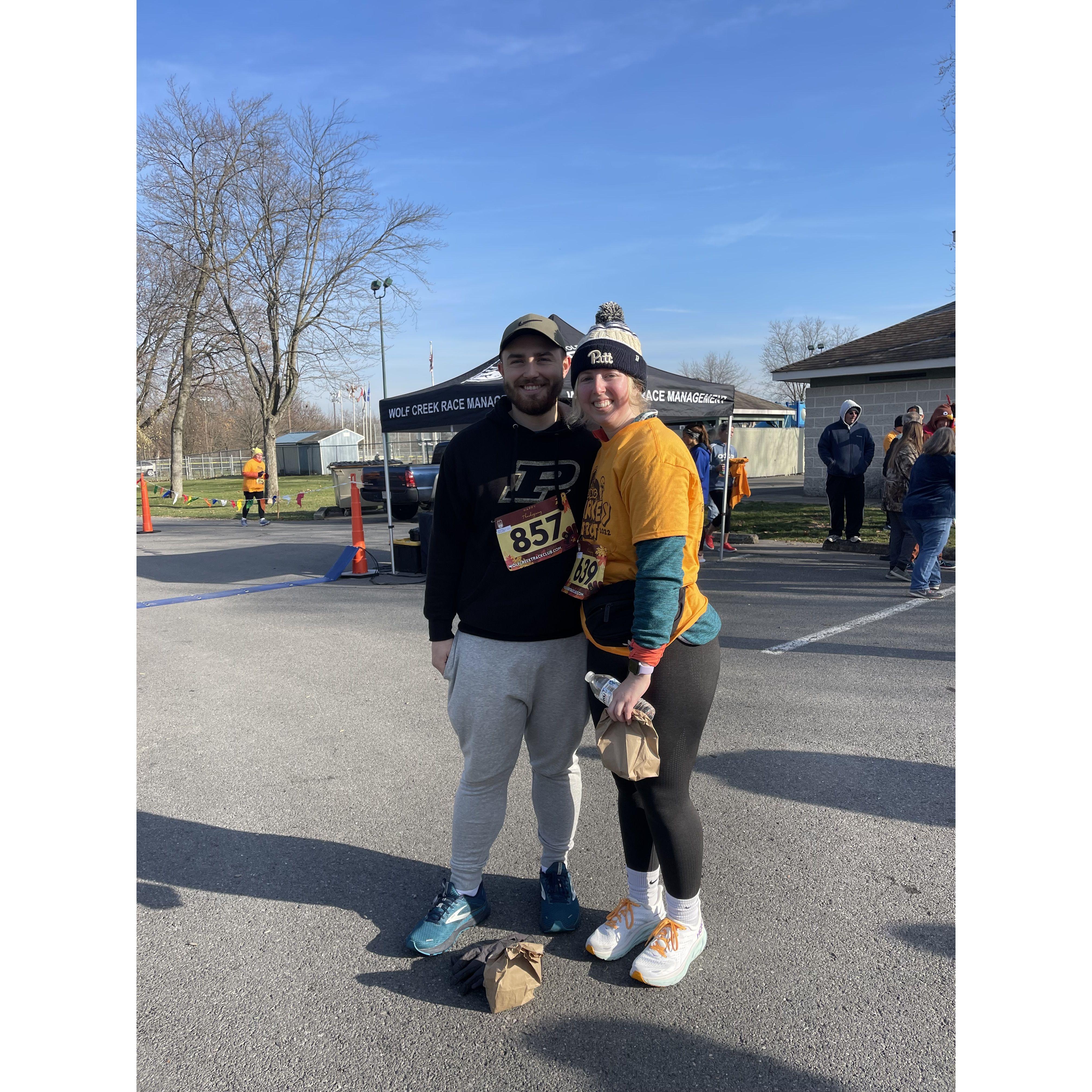 First and last Turkey Trot