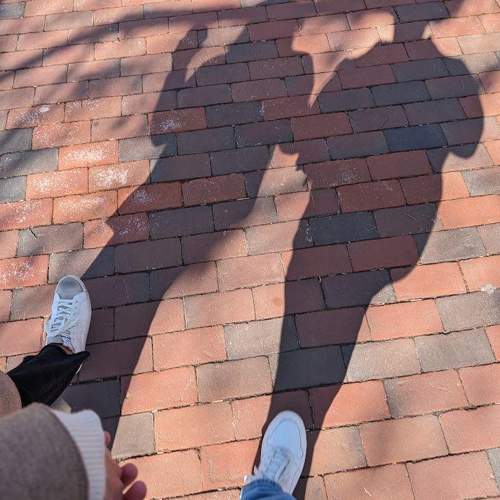 Walking around Georgetown.