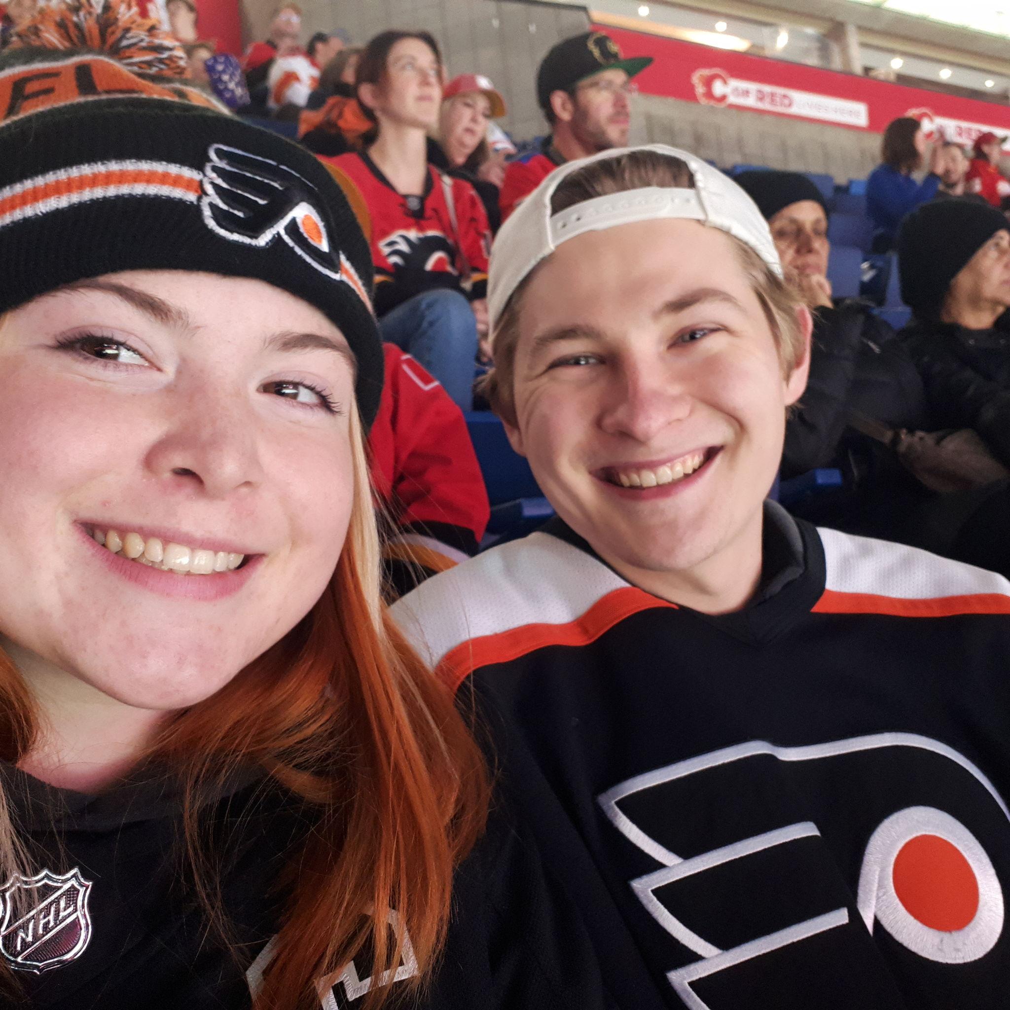 Feb 2023 - Our first Flyer's game for Eric's 23rd birthday!