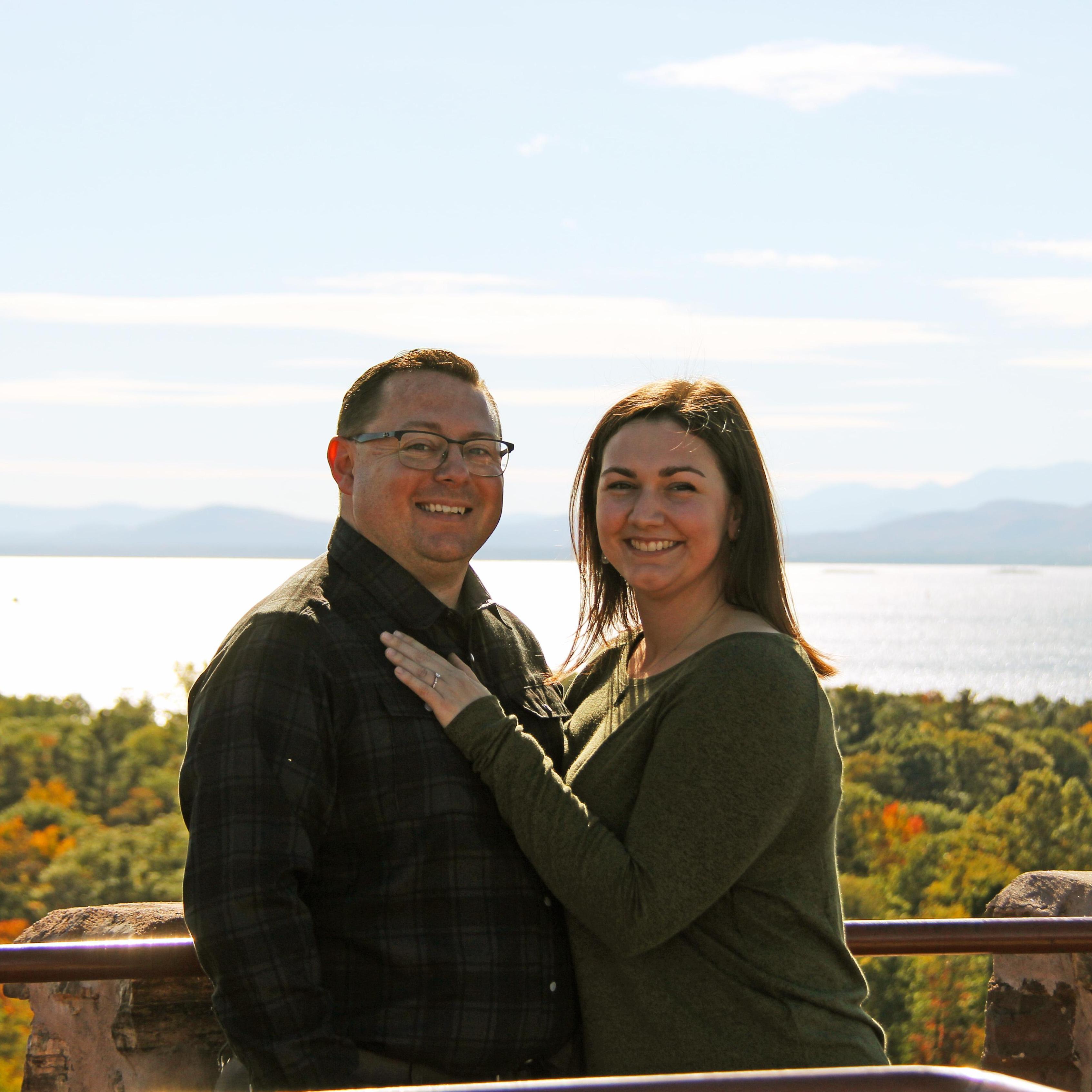 At the top of Ethan Allen Tower in Burlington, VT!