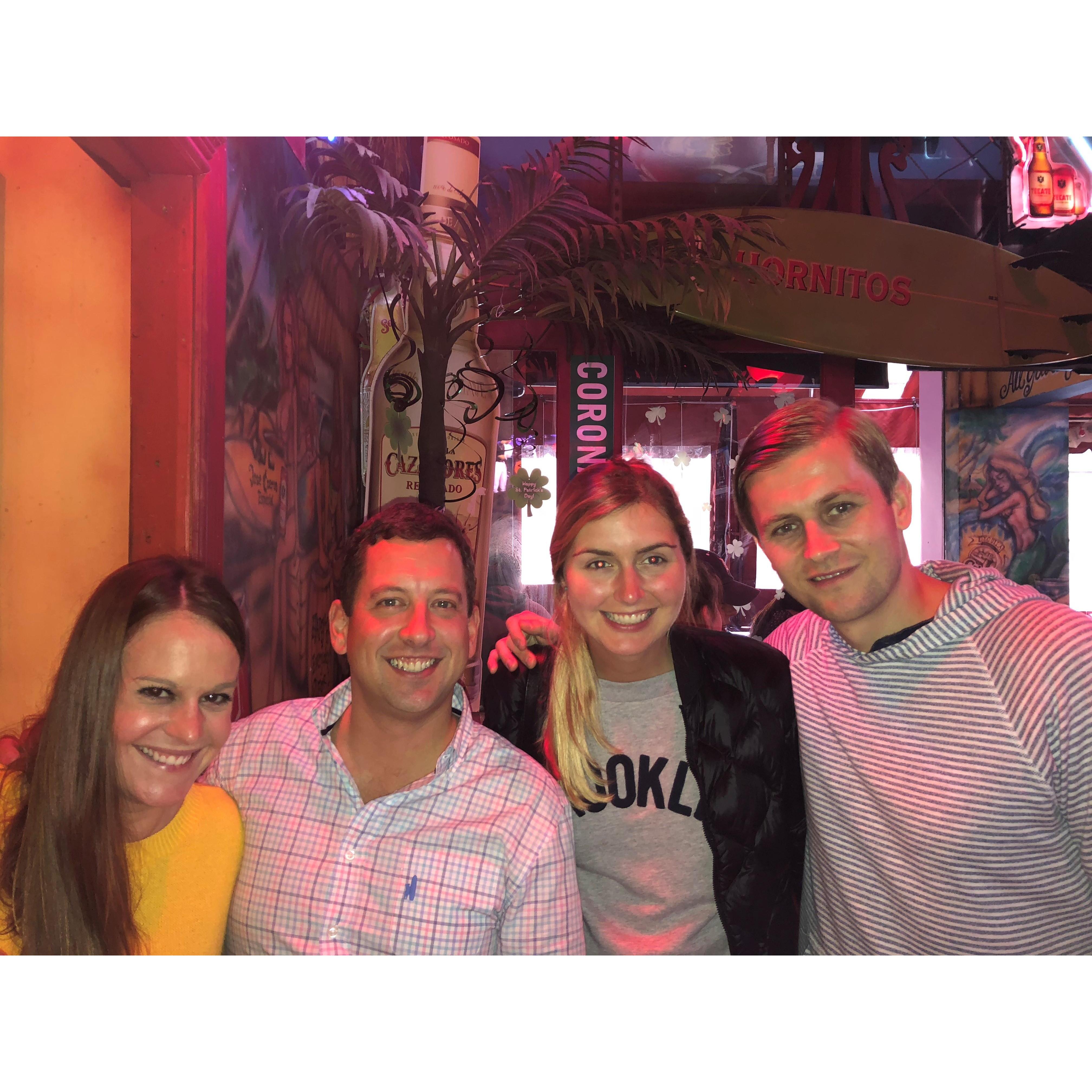 Friends visiting LA