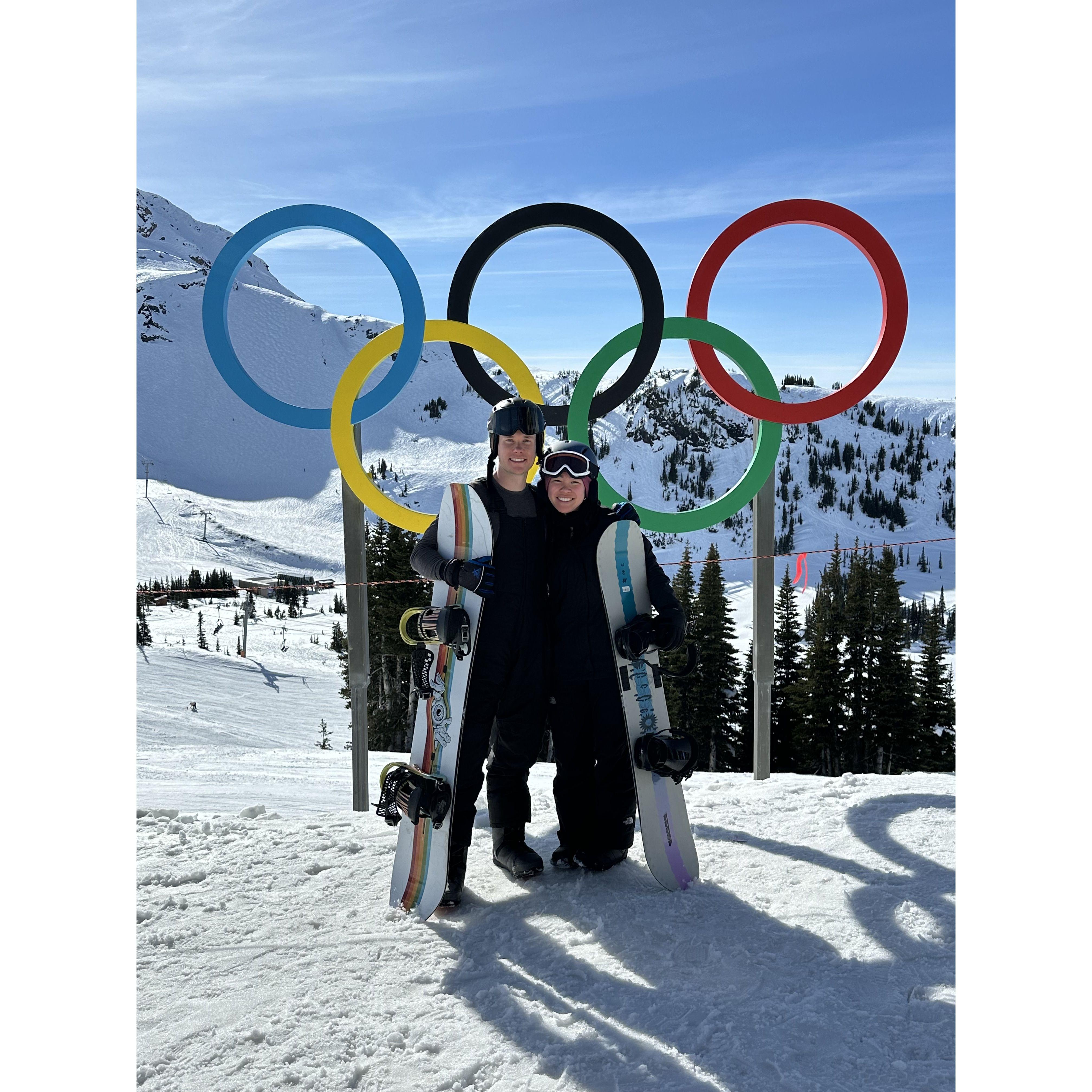 Went snowboarding in Whistler, Canada!