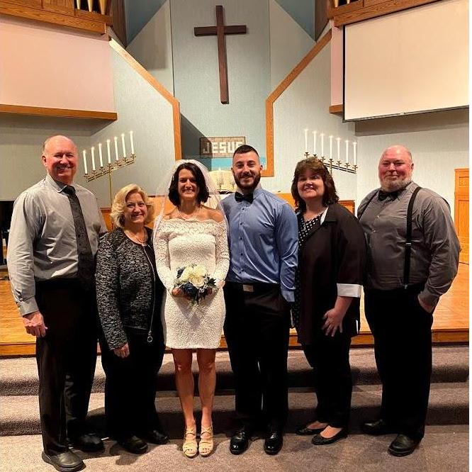 Our private ceremony at the First Baptist Church of Canton in Ohio.
