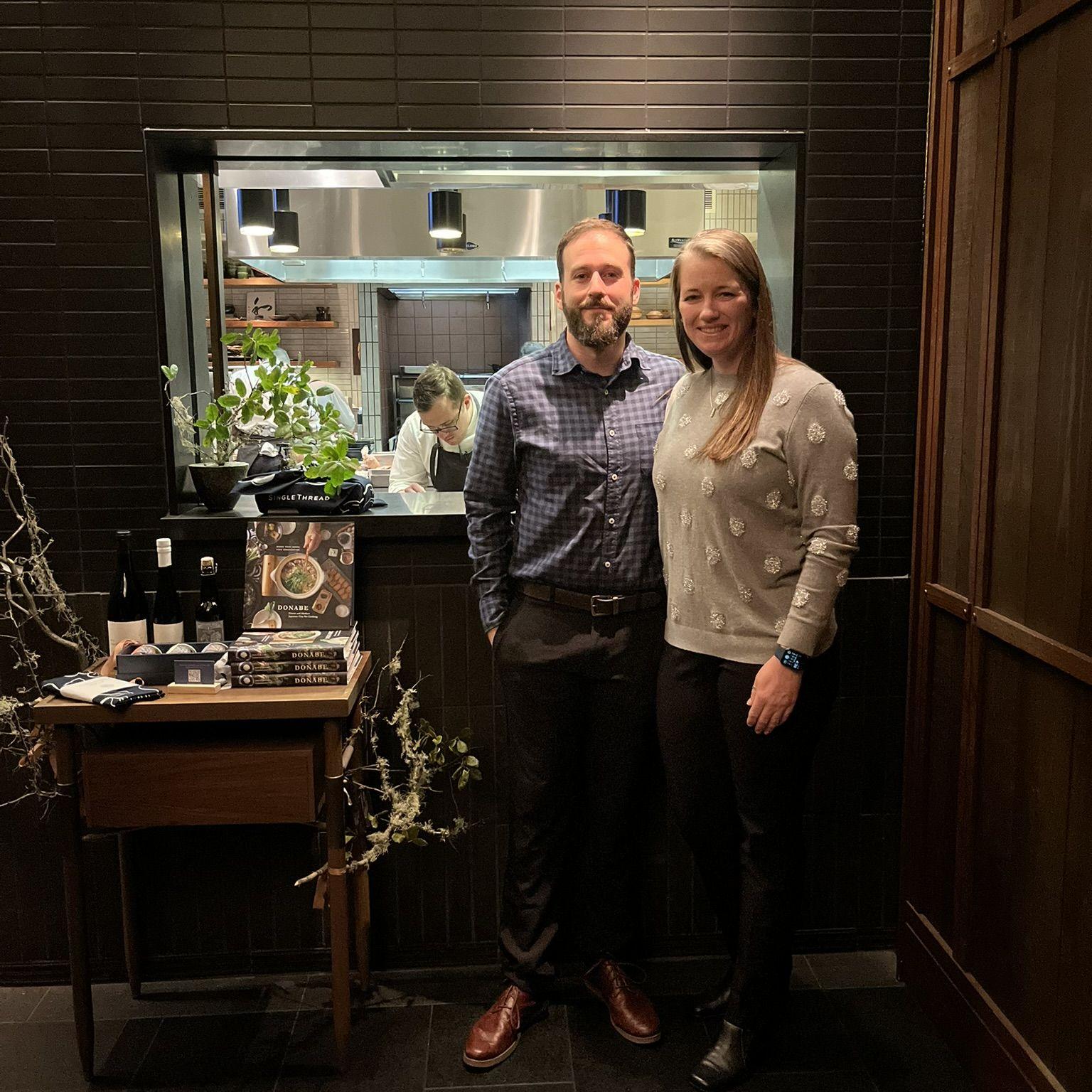 Eric surprised me on my birthday 2 years ago at Single Thread in healdsburg