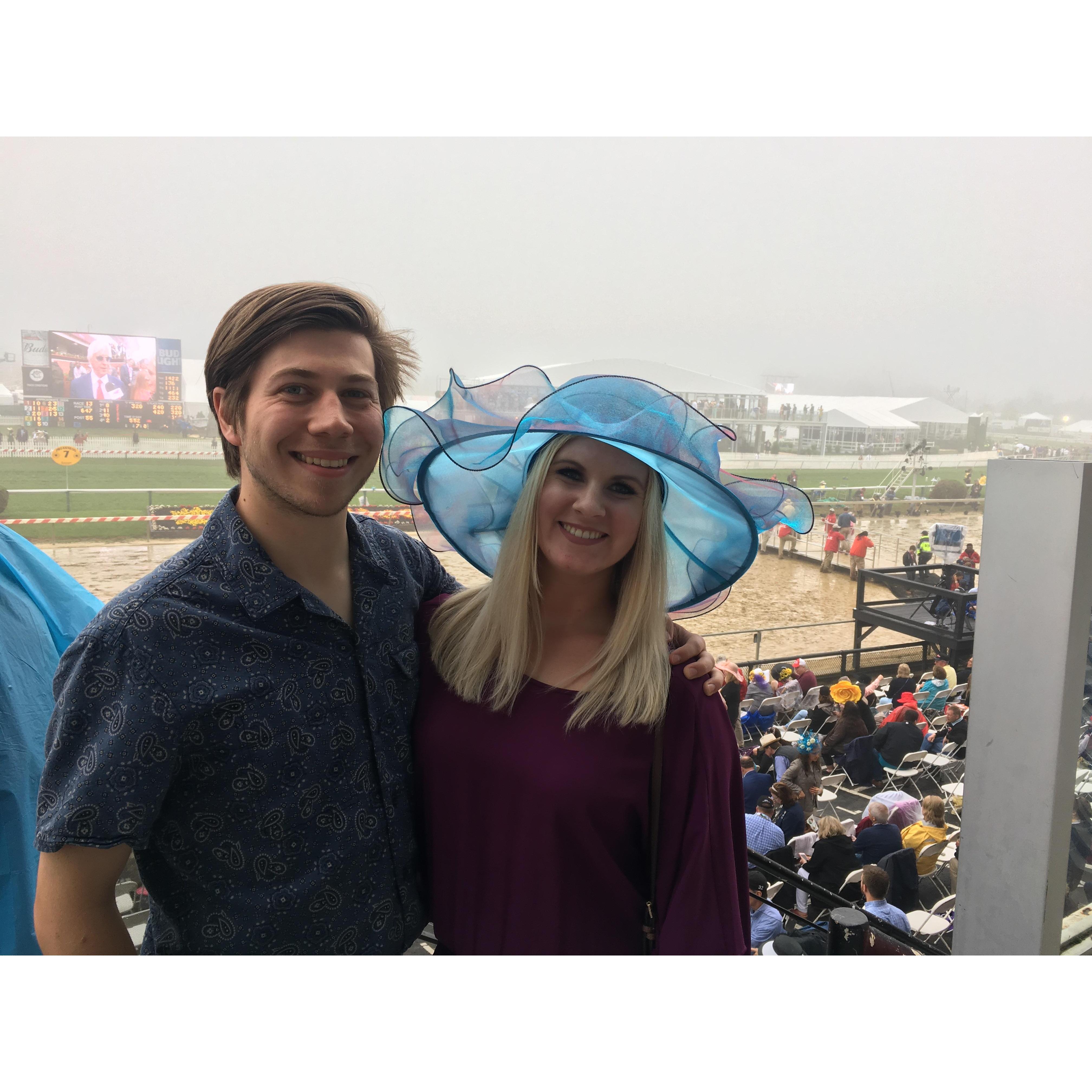 A rainy Preakness Stakes 2018