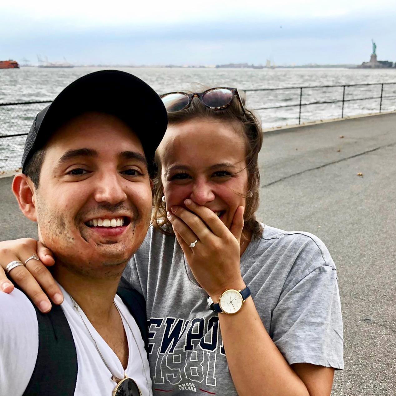 We got engaged in the city we first met.
September 2019, New York