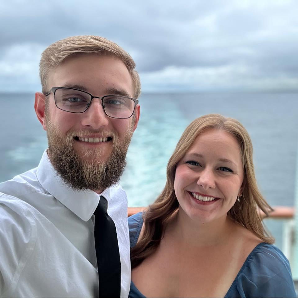 Picture we took before dinner one night on our Alaskan cruise trip