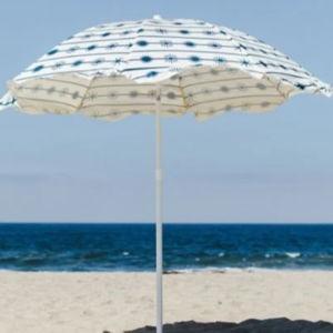Aelia Beach Umbrella - Navy | Sand Cloud