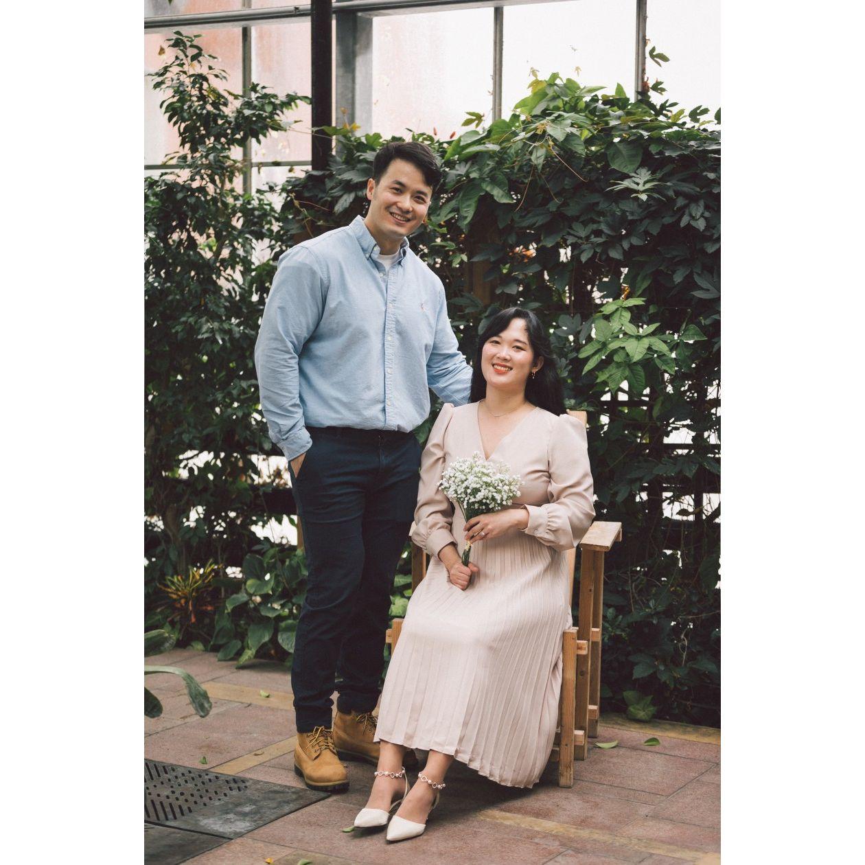 Engagement photo in Madison