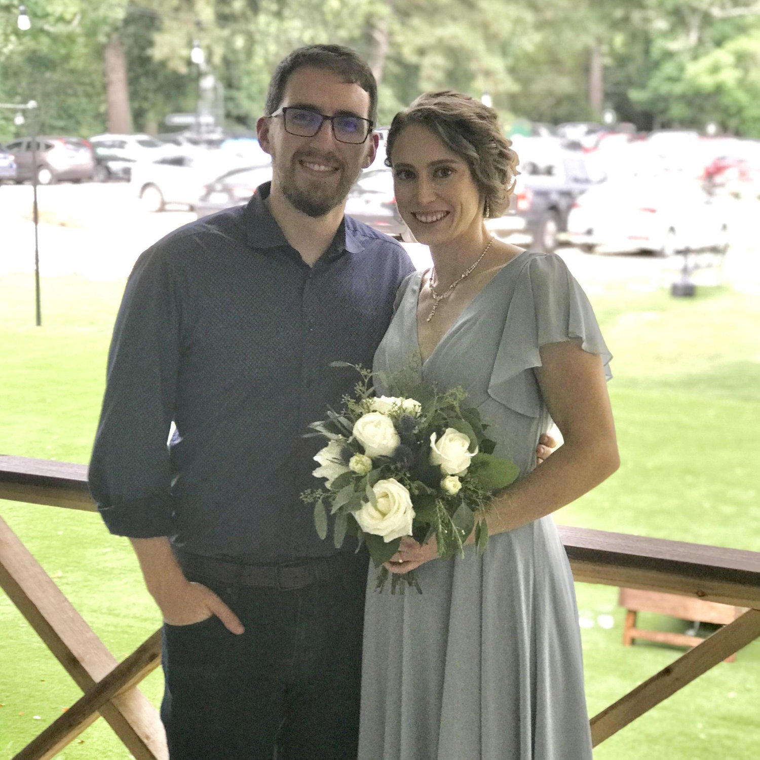 Katie and Luke at Ashlyne and Blake's wedding in Houston. It was such a beautiful day!
