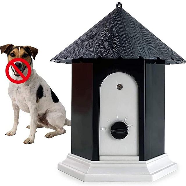 Anti Barking Device, Ultrasonic Bark Deterrents, Waterproof Bark Control Device for Outdoor, Up to 50 Feet Range