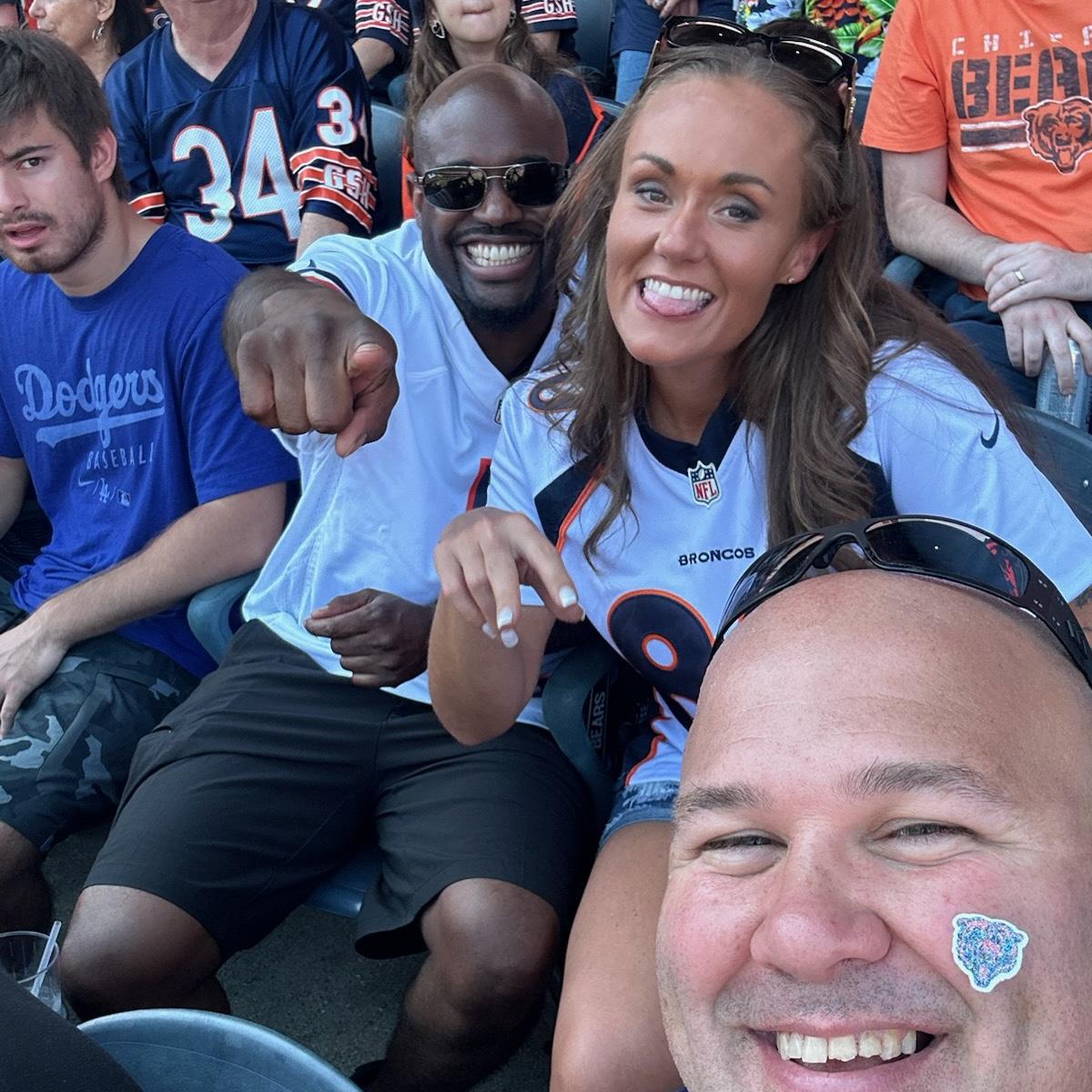 Such a good sport when my Broncos won!