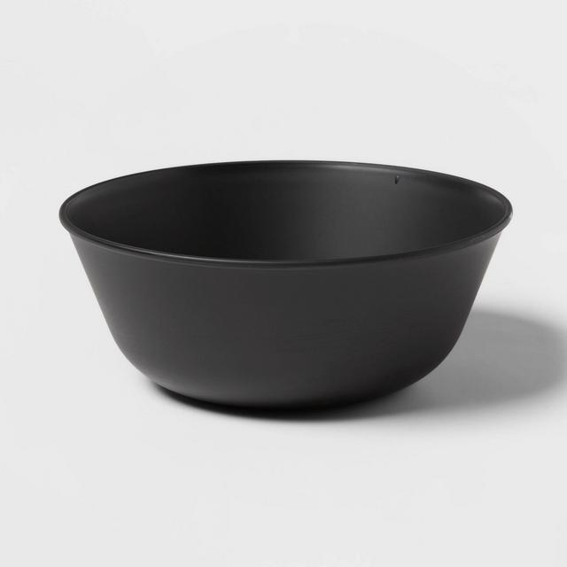 114oz Plastic Serving Bowl Black - Room Essentials™