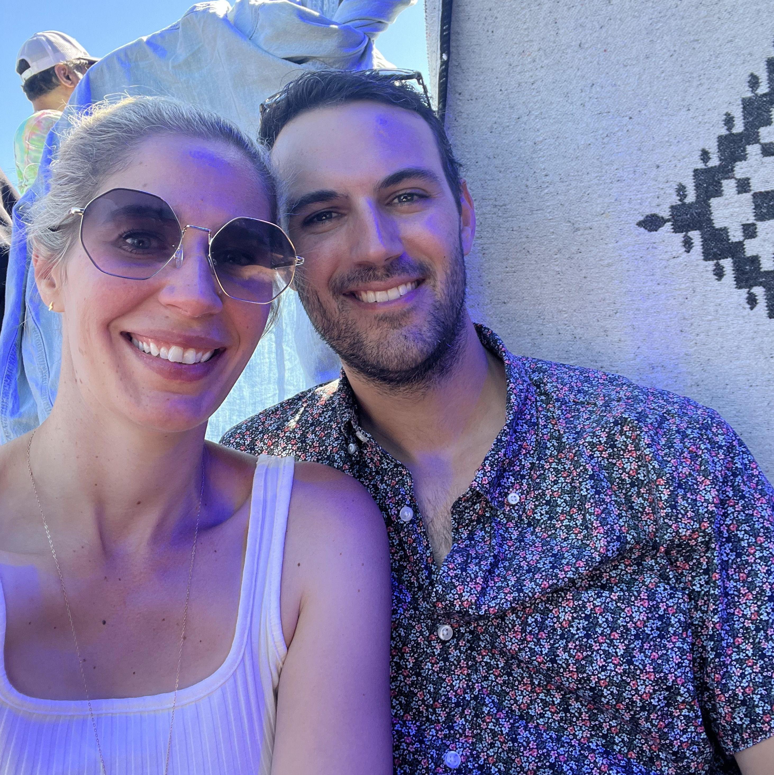 Taking Brian to see my favorite band - The National