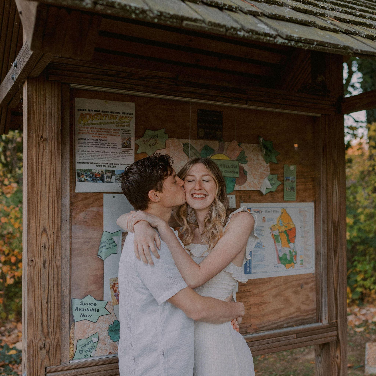 The Willows was one of our very first date spots so it was really special to have our engagement shoot here