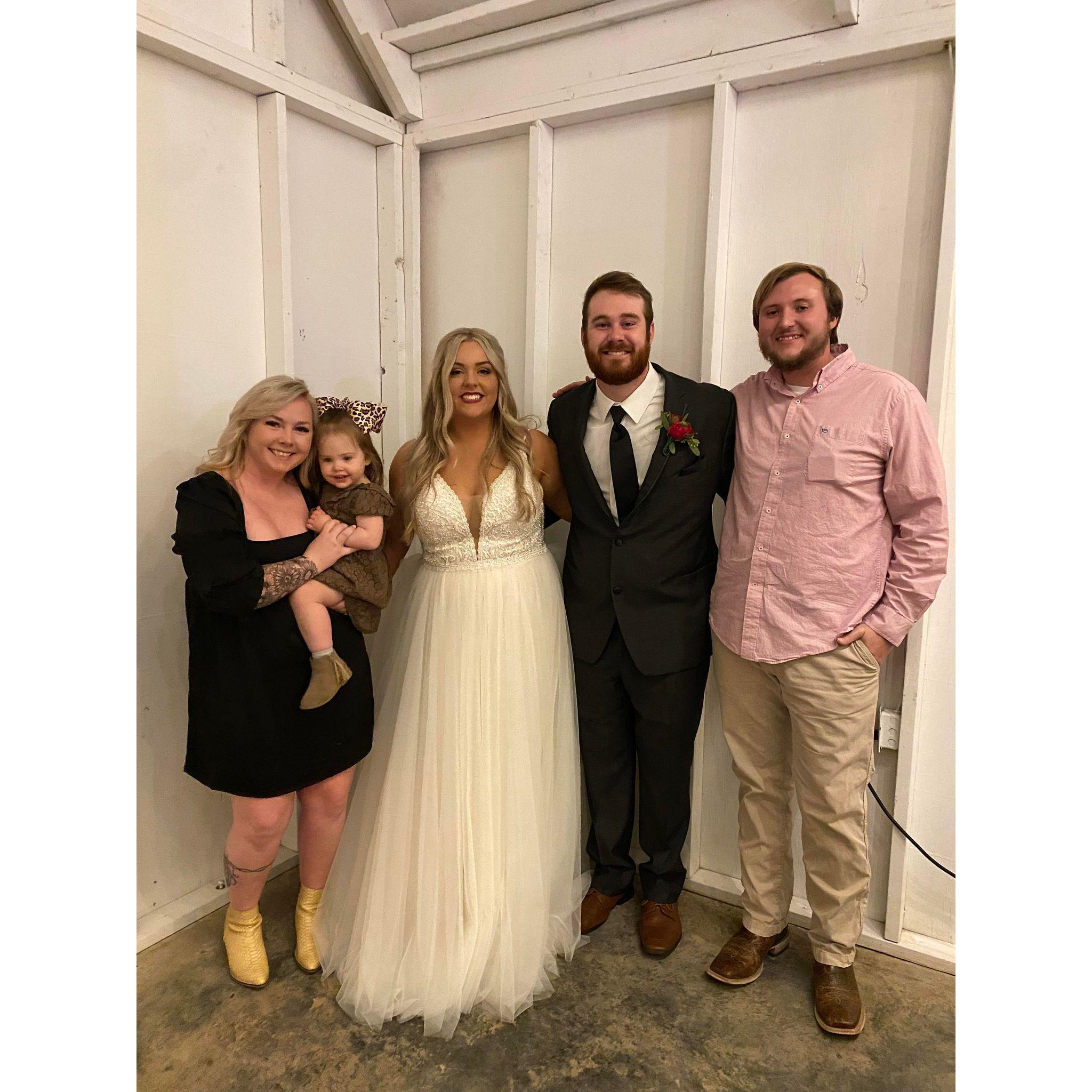 Our good friends' wedding The Cottrells