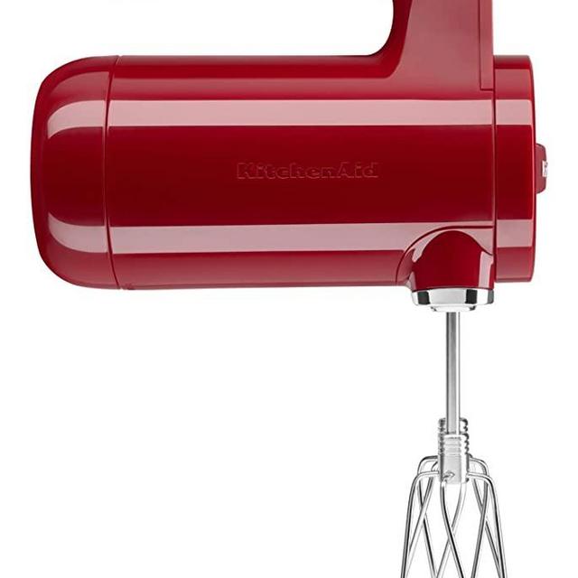 KitchenAid KHMB732ER Cordless Hand Mixer, 7 Speed, Empire Red