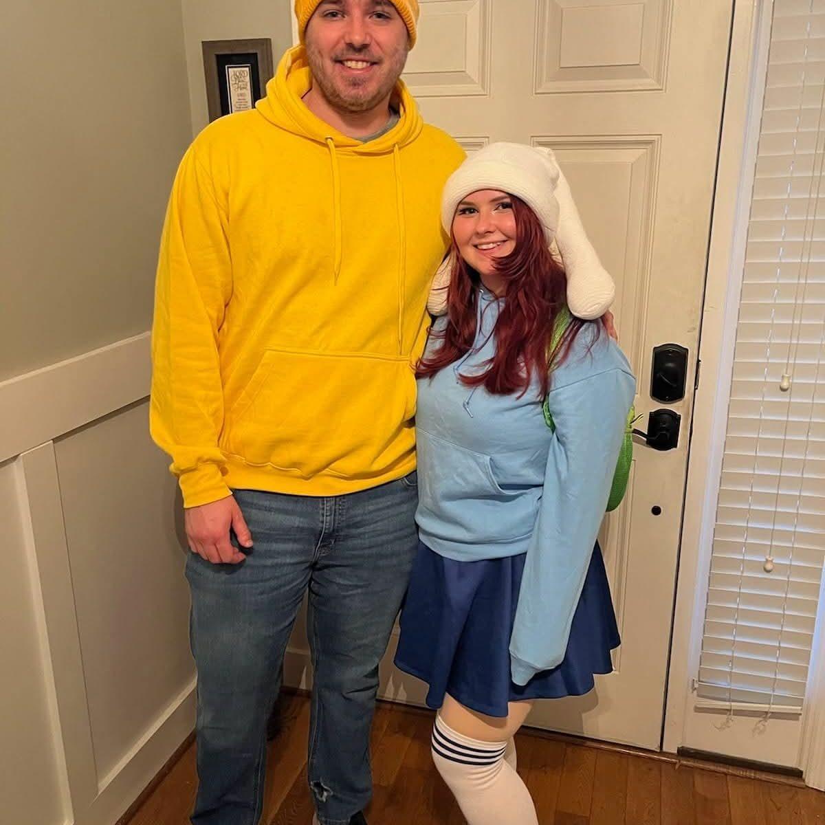 Halloween 2024 as Finn and Jake from Adventure Time