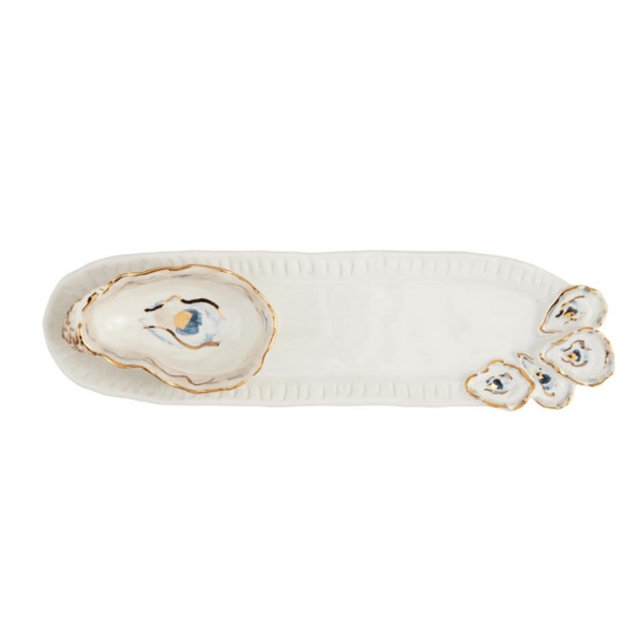 Oyster Tray And Dip Set