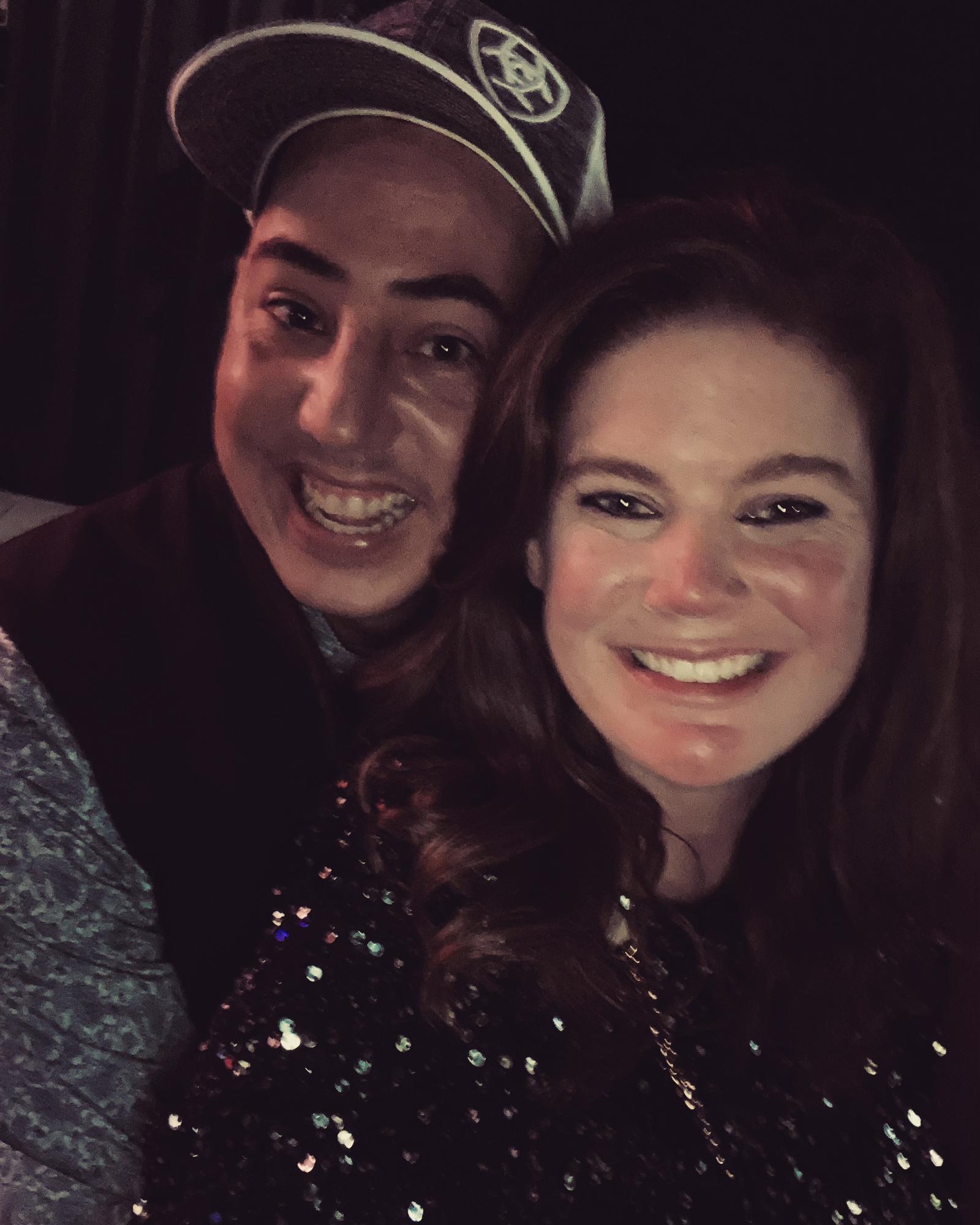 Our first photo together!