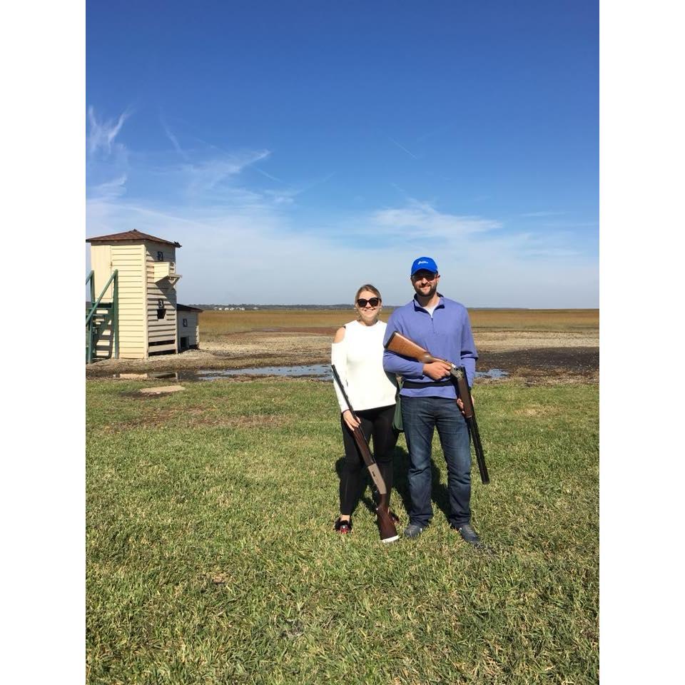 Skeet shooting at Sea Island, Thanksgiving 2017