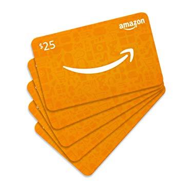 Amazon.com $25 Gift Card- Pack of 5 Cards