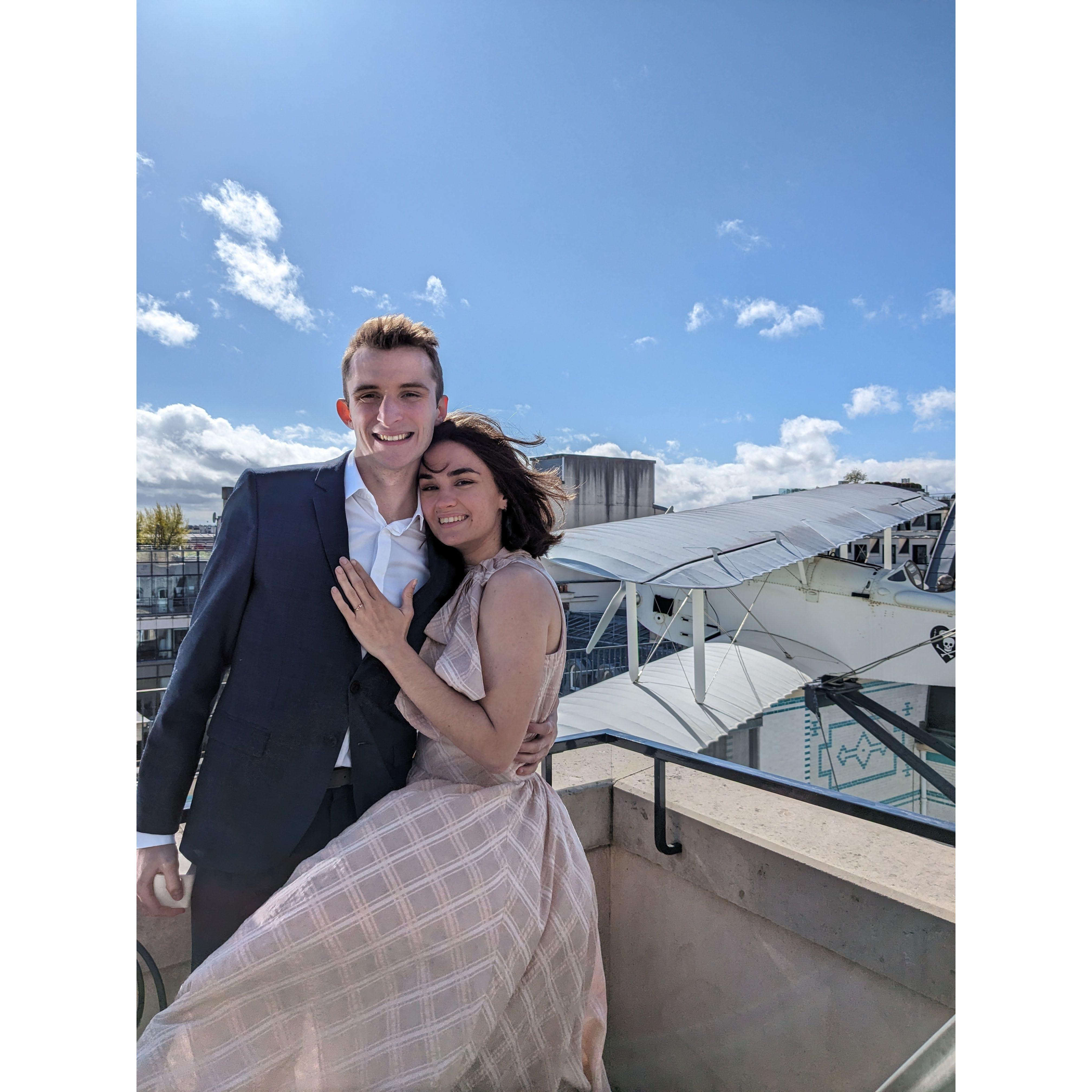 Les castors s’engagent !! sur le plus beau rooftop de l’Oiseau Blanc à Paris