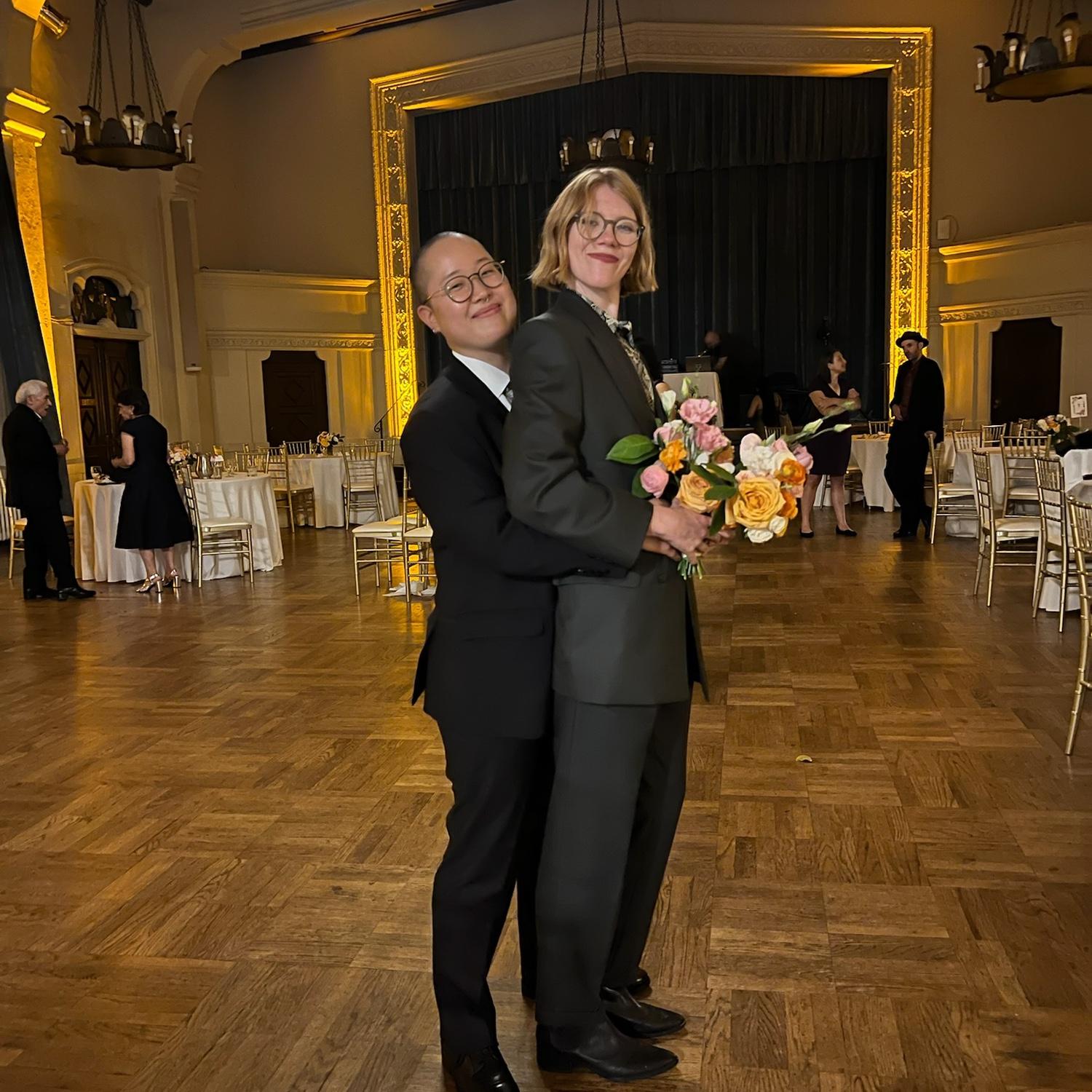 Photos of us from this night prompted several people to congratulate us on finally getting married. Few years too early!