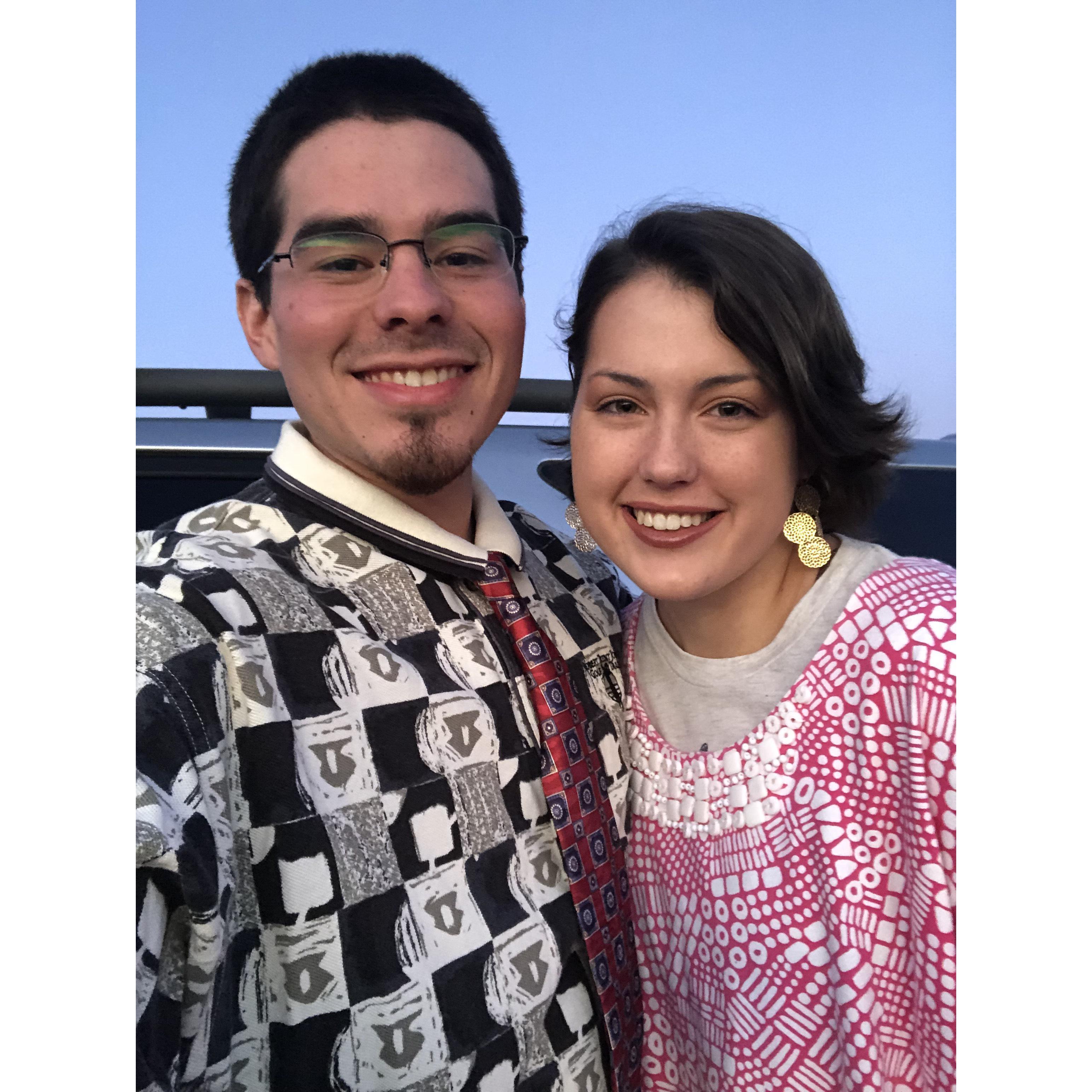 Our very first date!
