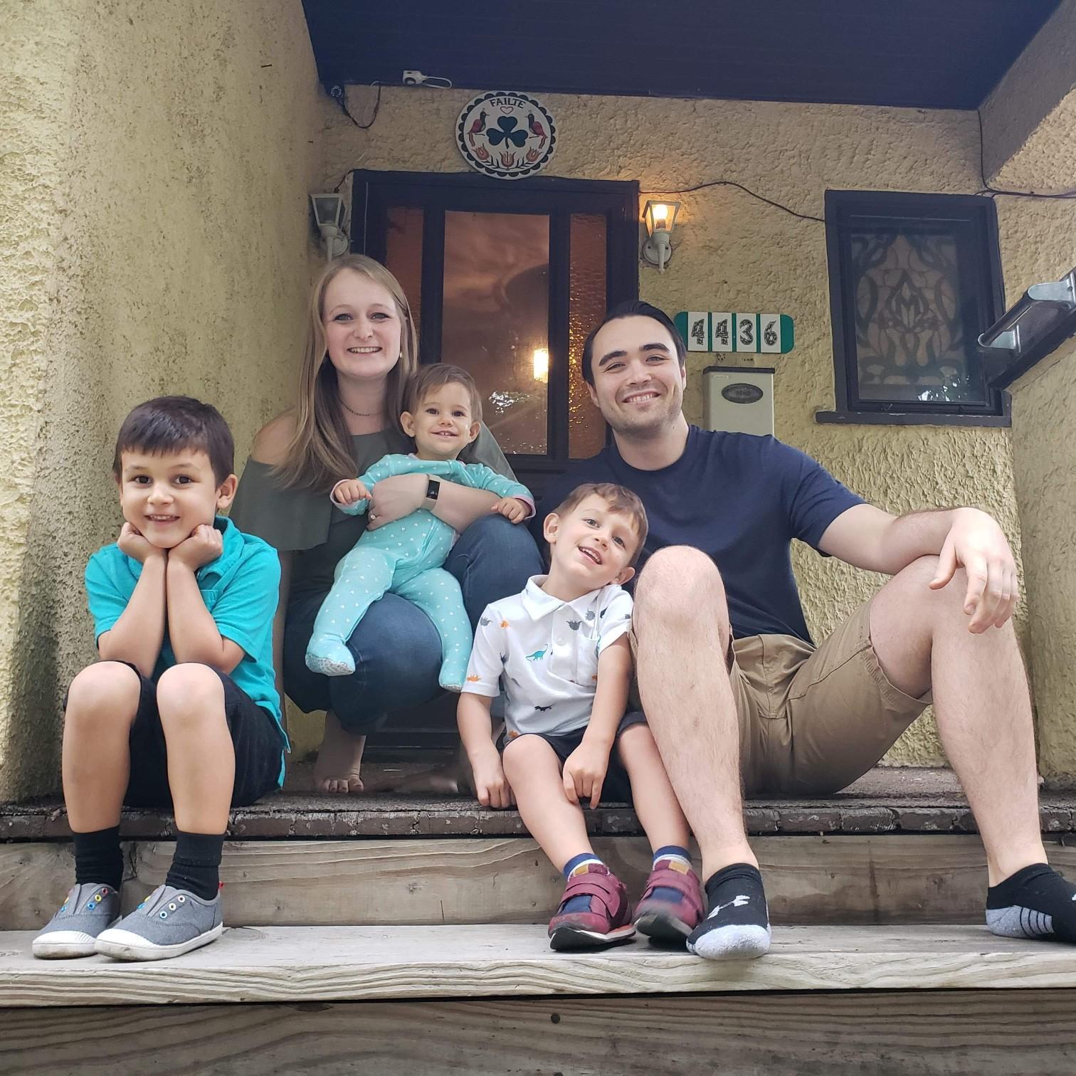 September 2019. Mike and Amanda threw a birthday party for Roofus, and some of their favorite little friends attended the party!