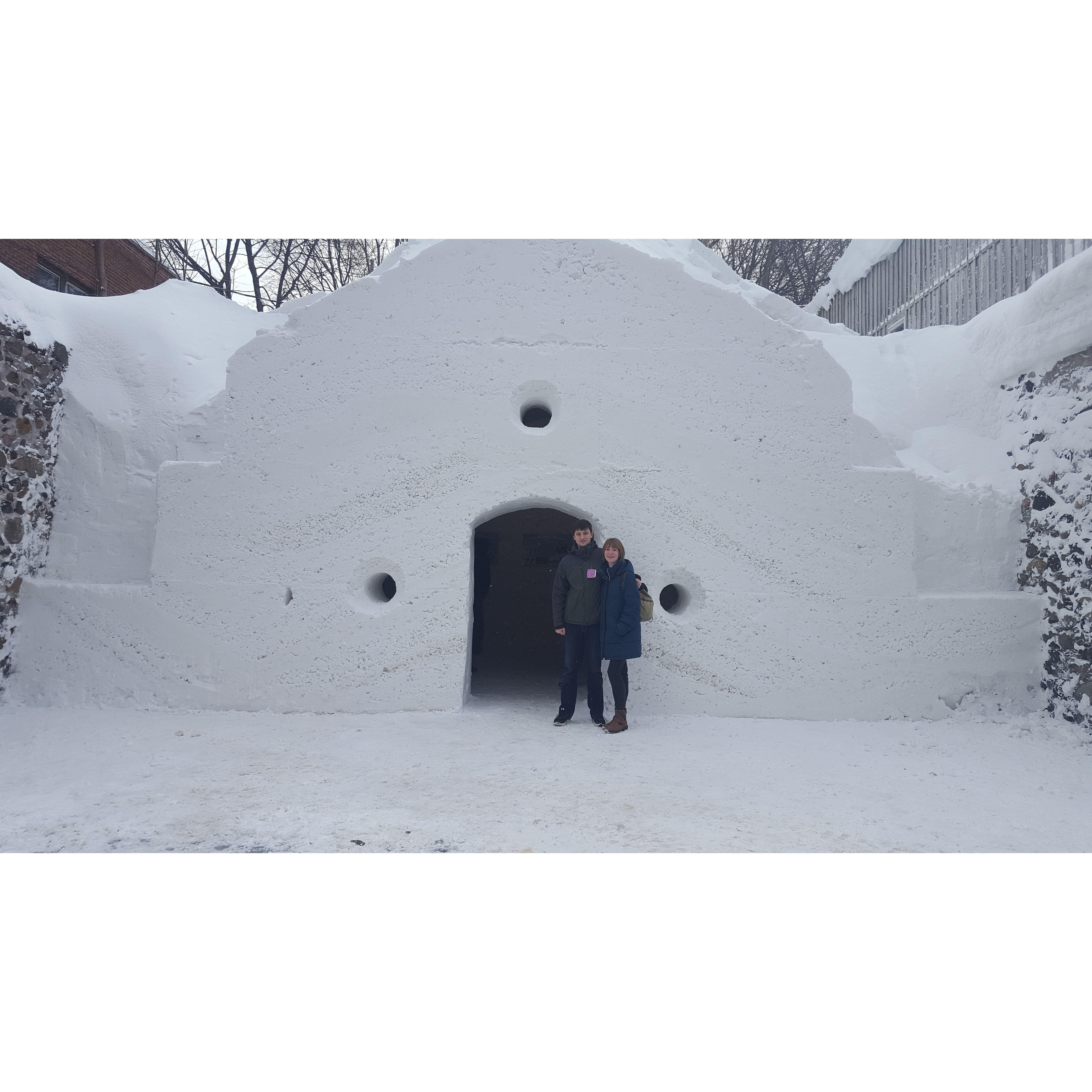 Michigan Tech winter carnival February 2018