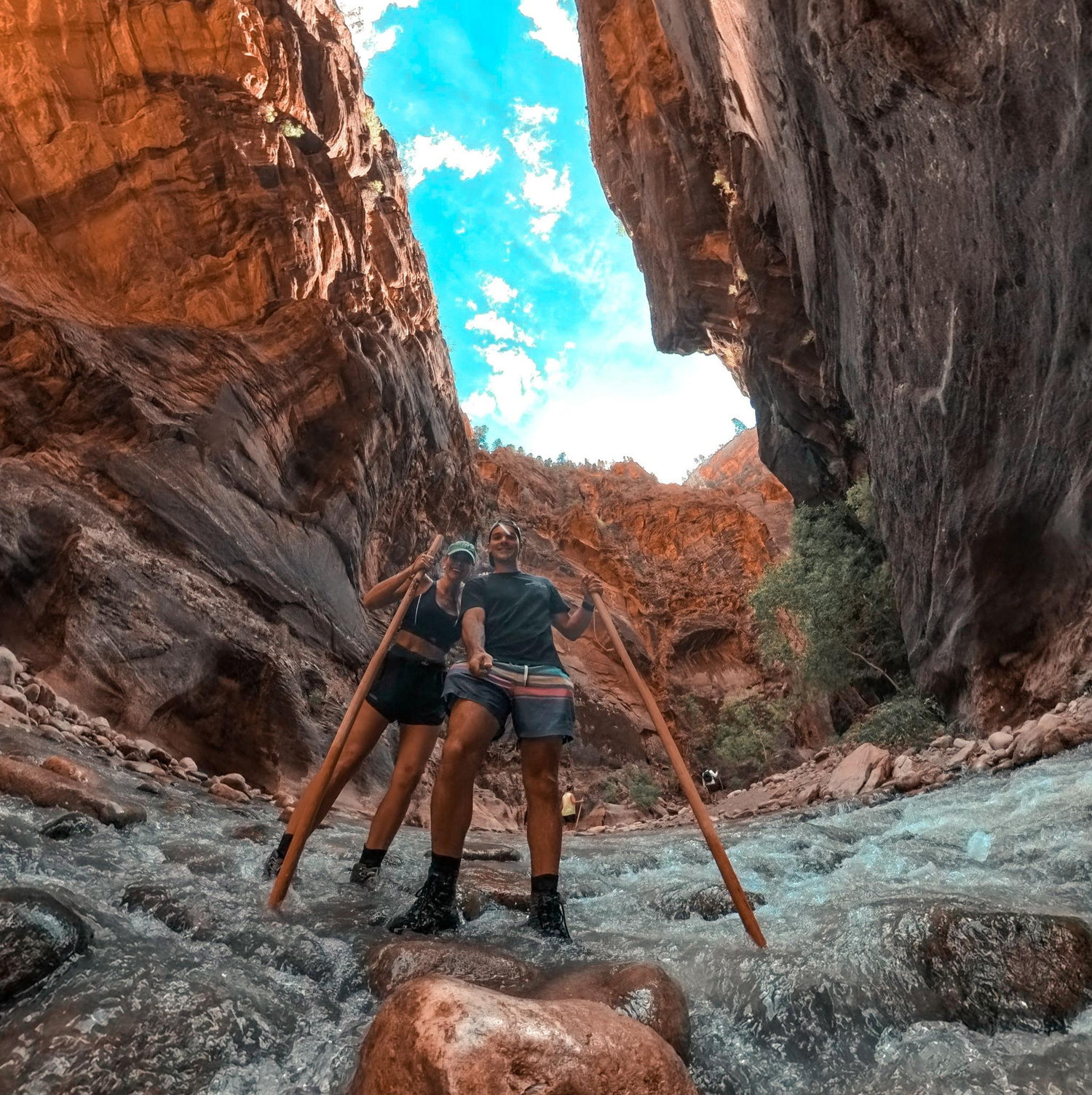 Hiking The Narrows in Zion National Park, Utah