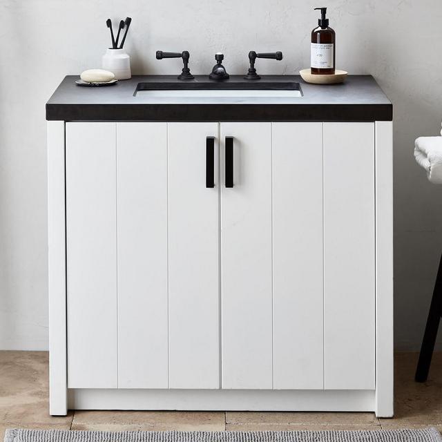Austen Single Console, White