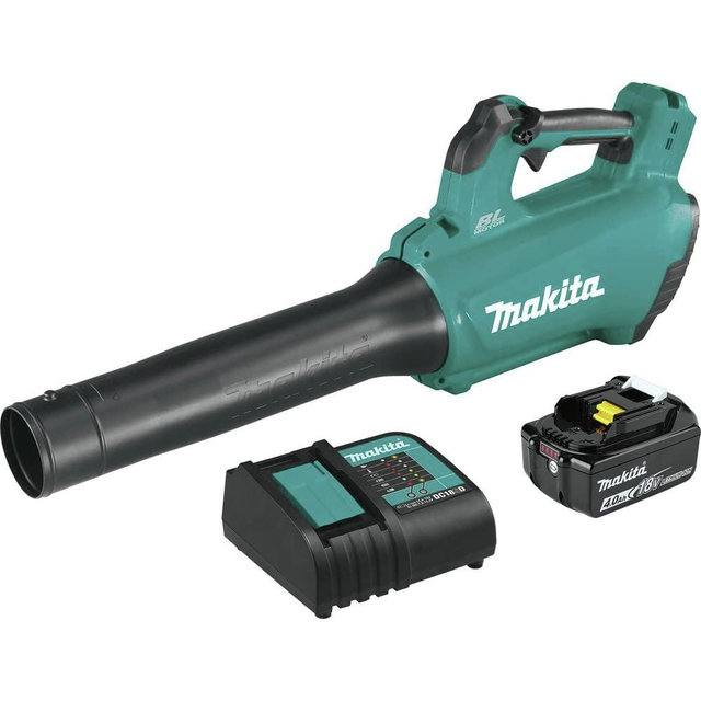 Makita XBU03SM1-R 18V LXT Lithium-Ion Brushless Cordless Blower Kit (4 Ah) (Renewed)