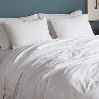Percale Long-Staple Egyptian Cotton Duvet & Sham Set