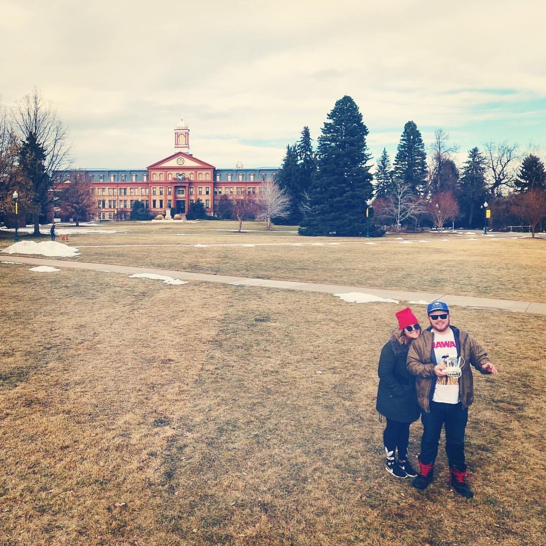 In Denver for a wedding and made a pit stop to visit the ol' stomping grounds. January 2017