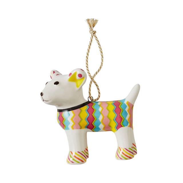 Spode Kit Kemp for Spode Tiffany Pooch Patchwork Ornament