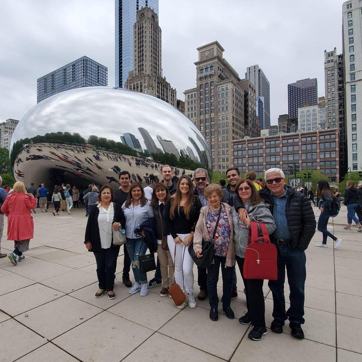 Karen's Family at Millenium Park, Chicago