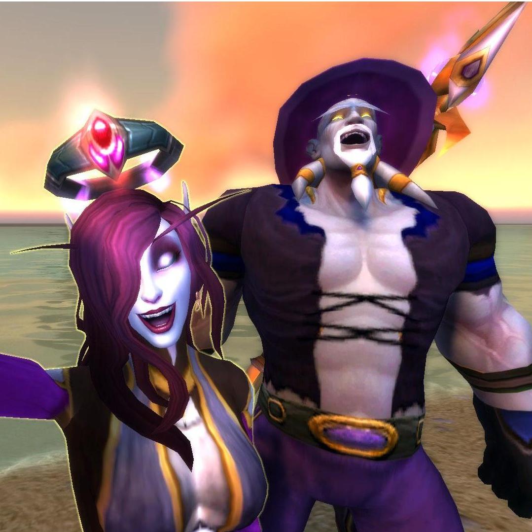 2018- Spending summer at the beach in World of Warcraft. Pasando el verano en la playa en World of Warcraft.