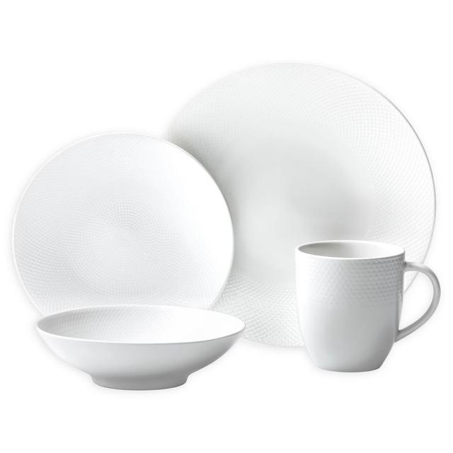 Neil Lane™ by Fortessa® Trilliant 4-Piece Place Setting in White