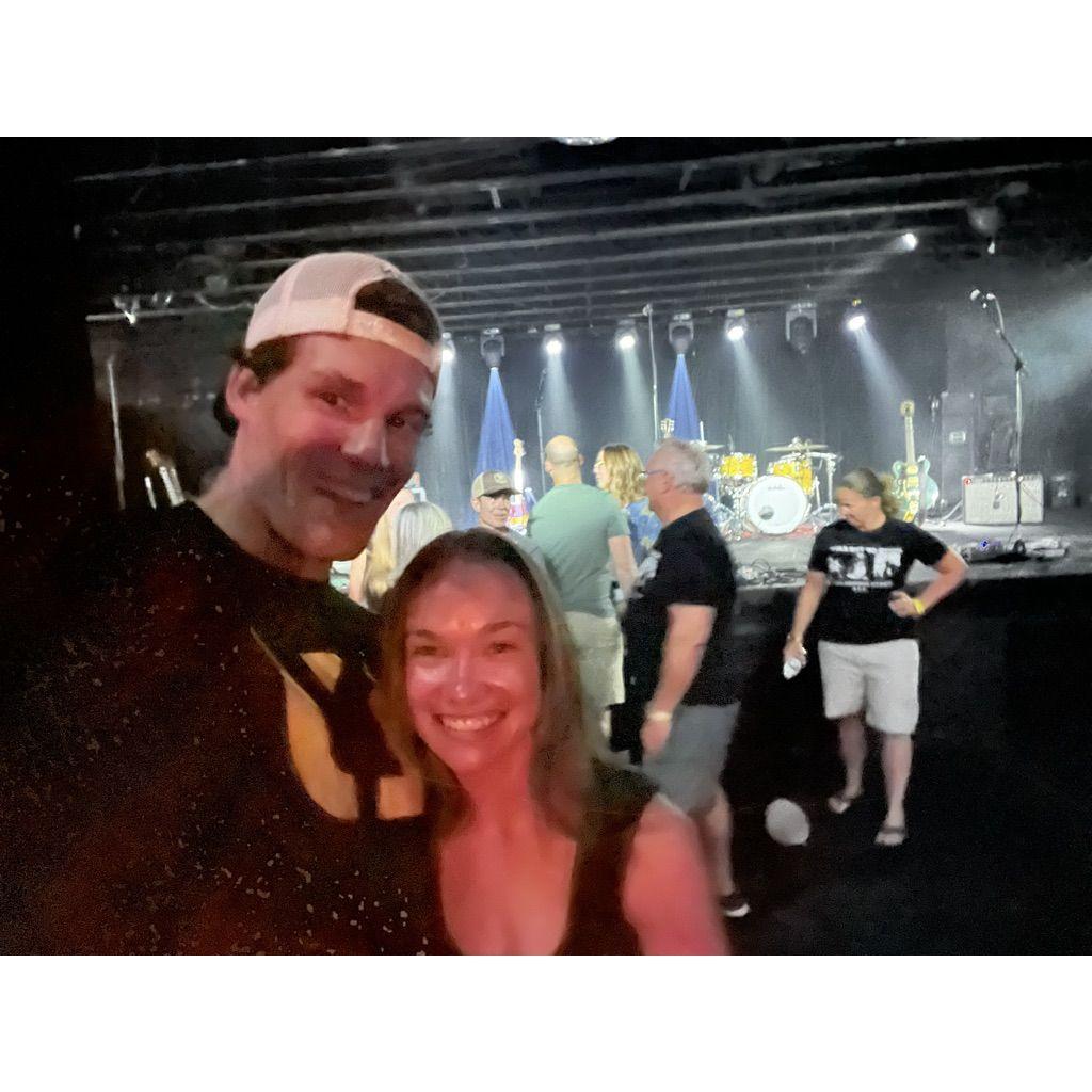 Our first concert! Saw the Sons of the East, actually the first photo we have together!