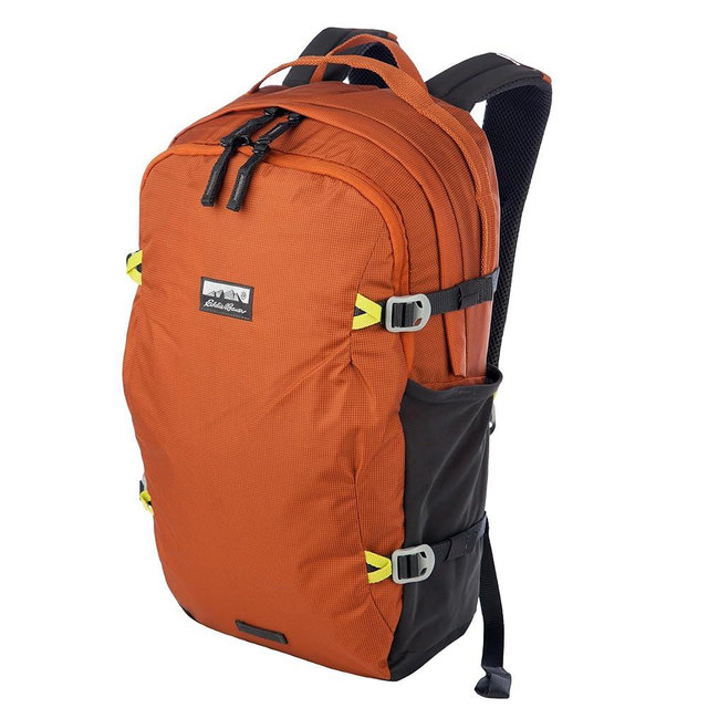 Eddie Bauer Nomad Backpack-Laptop Bag (17 inch)| Compression Straps | Travel | Hiking | Gym | Work | Commuting, Sienna, 28L