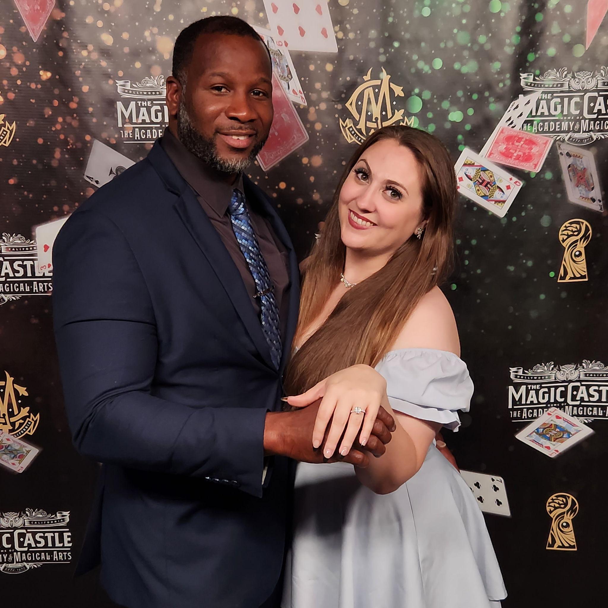 A month after we got engaged, we celebrated where it all started - July 2023