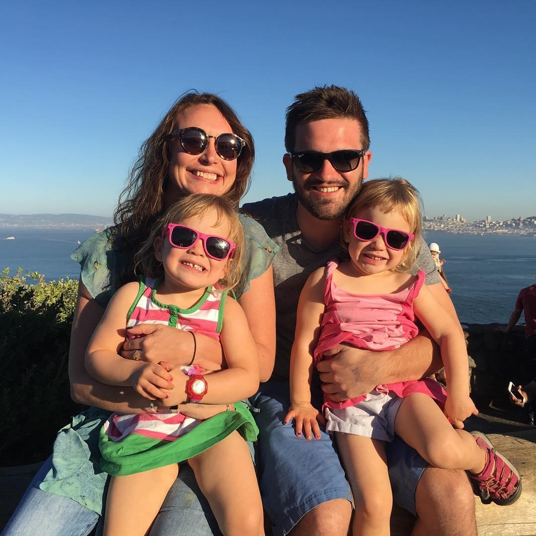 Golden gate bridgin' with the twinsies!