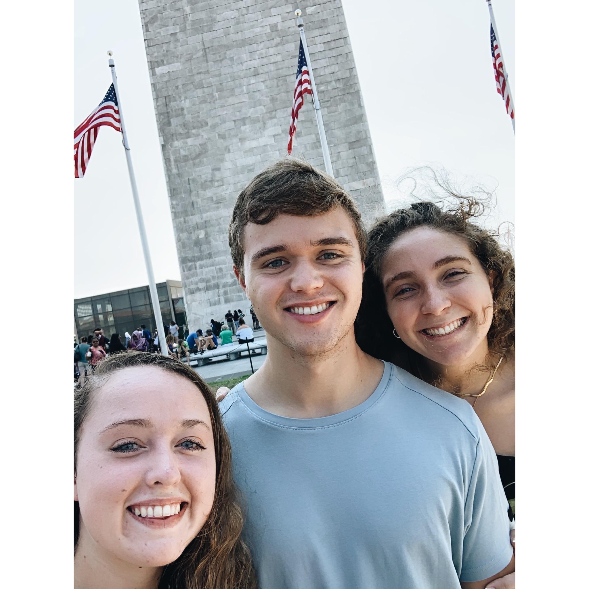 Got to explore some of the sights with Walker's sister, Ella, in DC