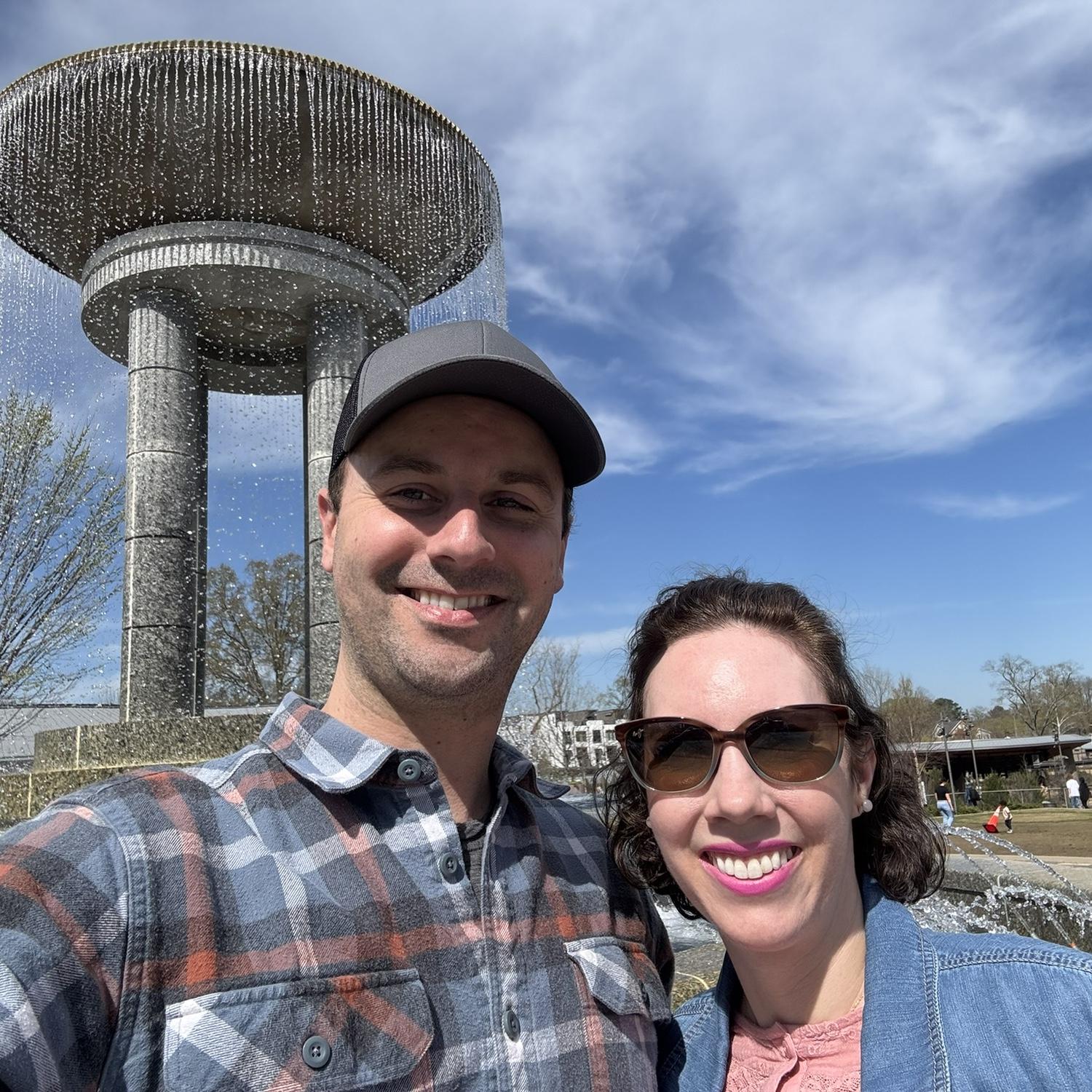 Cary downtown park, March 2025