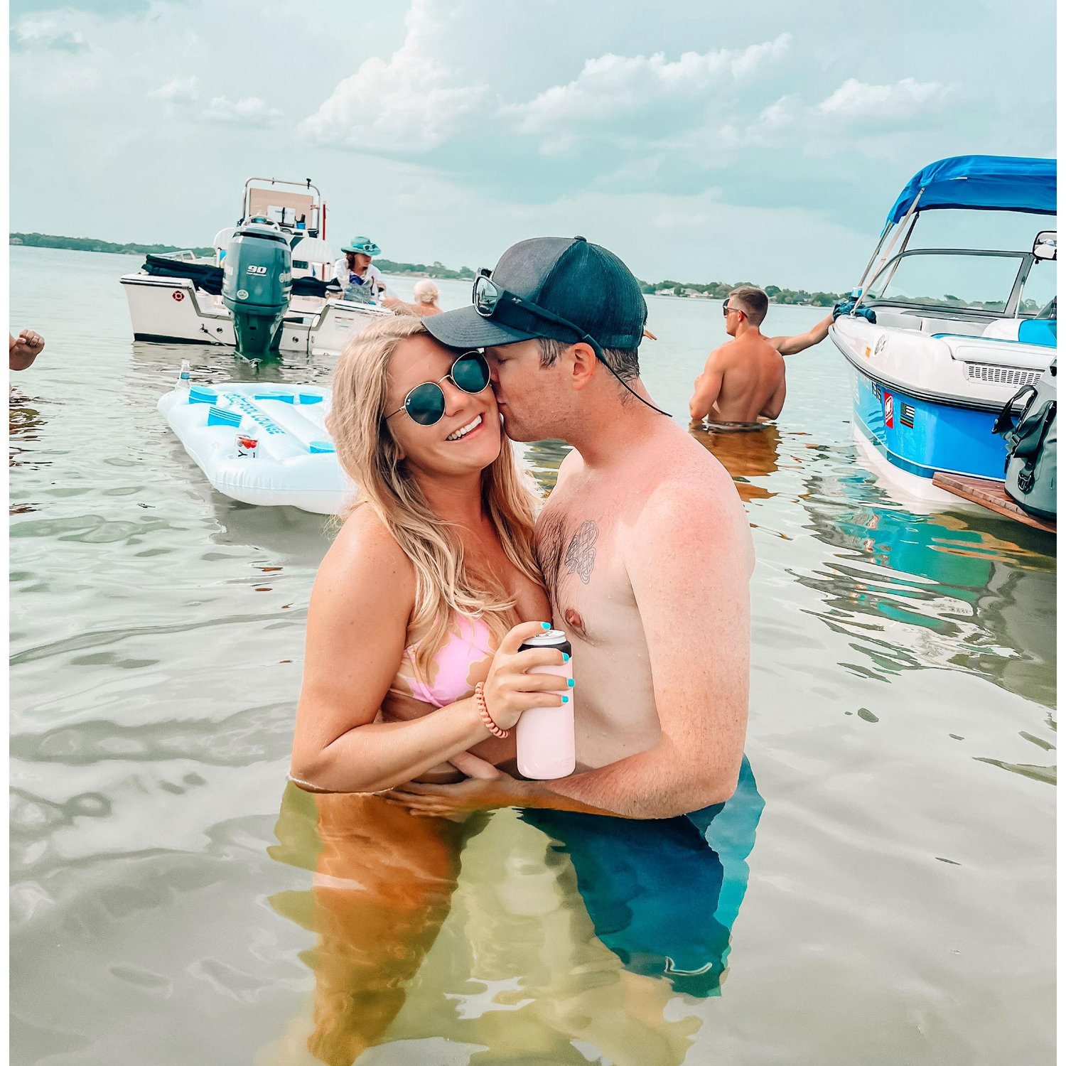 Our first photo together!